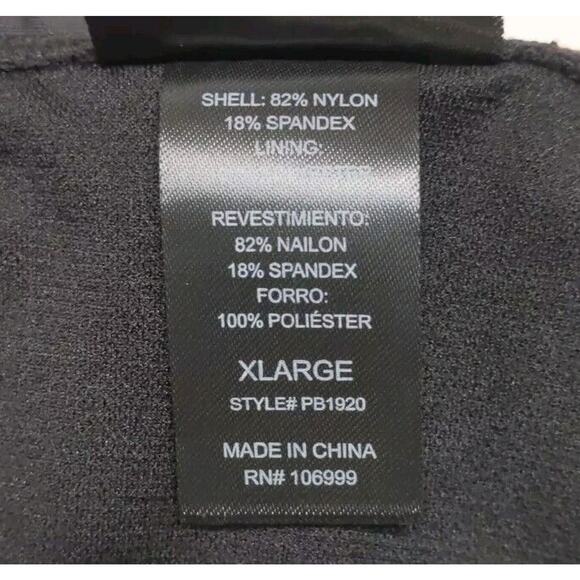 Palisades Beach Club Bikini Bottom Womens XL Solid Basic Black NEW NWT - Picture 3 of 9